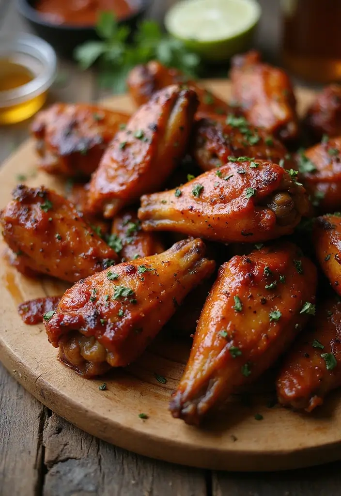 25 BBQ Chicken Wing Recipes That Deserve a Spot at Game Night - 12. Cajun BBQ Wings