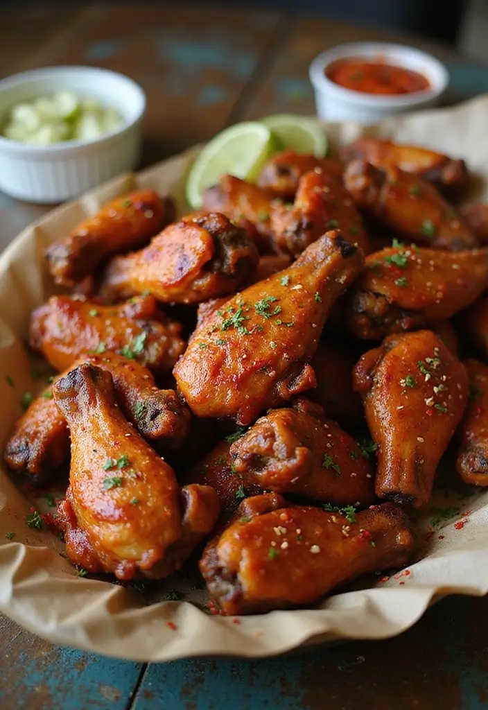 25 BBQ Chicken Wing Recipes That Deserve a Spot at Game Night - 14. Jamaican Jerk BBQ Wings