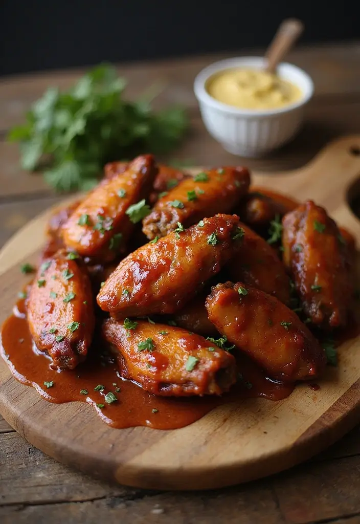 25 BBQ Chicken Wing Recipes That Deserve a Spot at Game Night - 17. Smoky BBQ Wings
