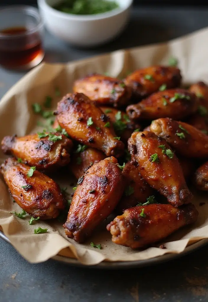 25 BBQ Chicken Wing Recipes That Deserve a Spot at Game Night - 18. BBQ Coffee Rubbed Wings