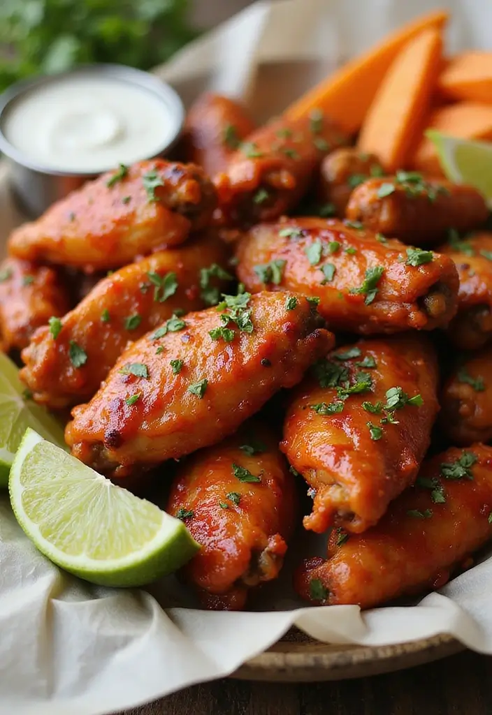 25 BBQ Chicken Wing Recipes That Deserve a Spot at Game Night - 21. Zesty BBQ Wings