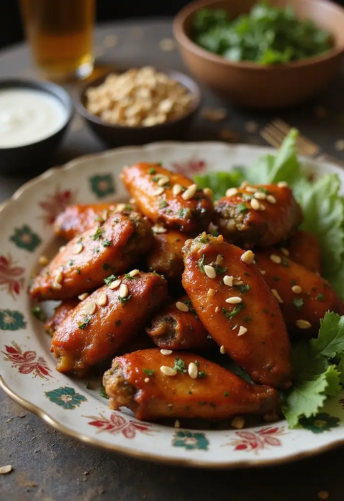 25 BBQ Chicken Wing Recipes That Deserve a Spot at Game Night - 24. Pesto BBQ Wings