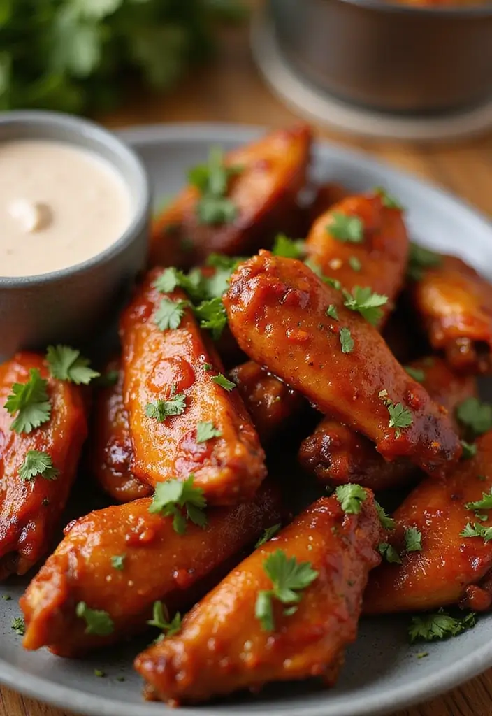 25 BBQ Chicken Wing Recipes That Deserve a Spot at Game Night - 6. Chipotle BBQ Chicken Wings