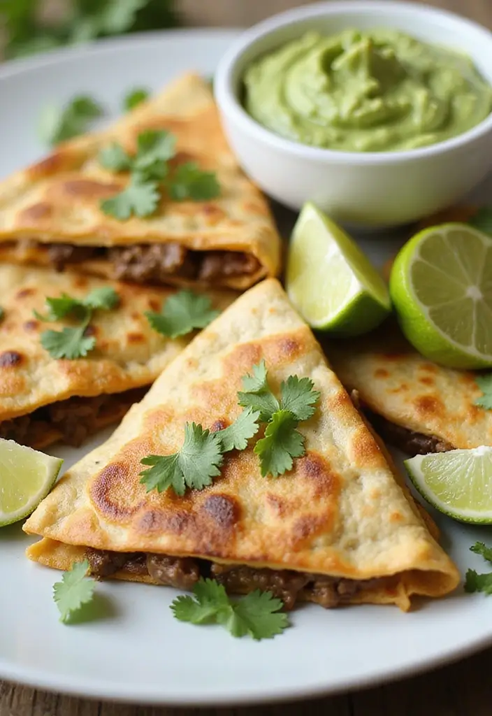 25 Cheesy Steak Quesadilla Recipes That Ooze with Goodness - 16. Cilantro Lime Steak Quesadilla