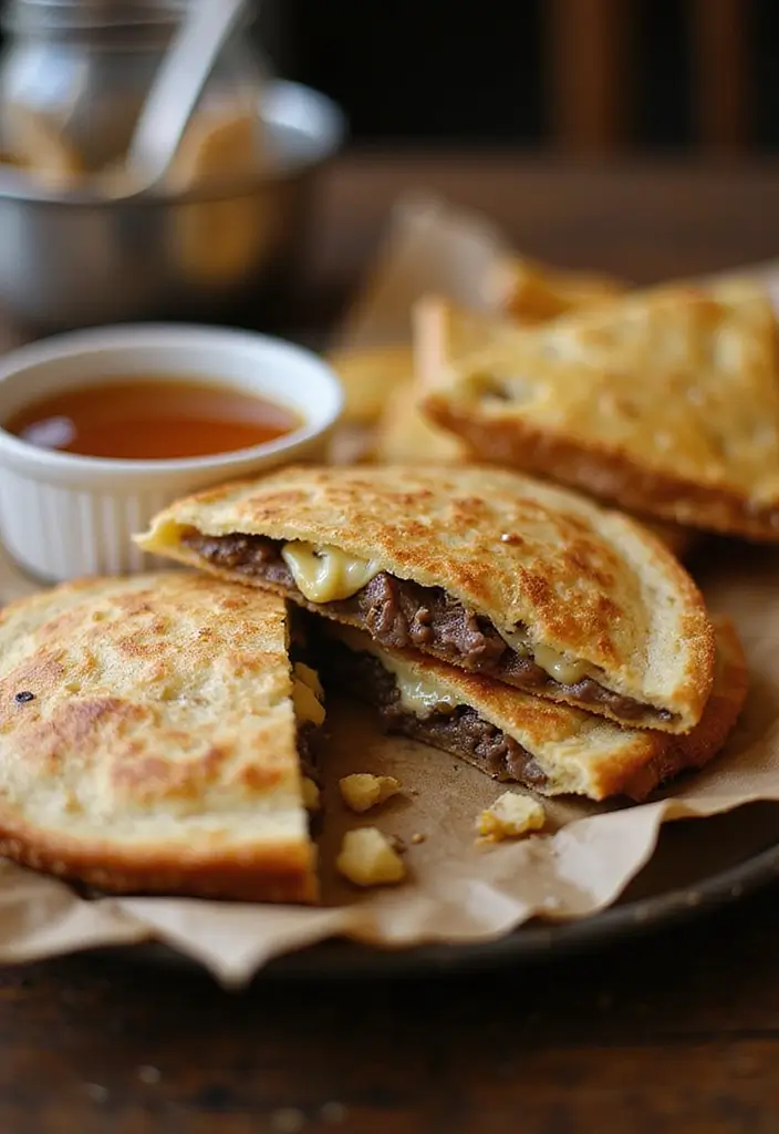 25 Cheesy Steak Quesadilla Recipes That Ooze with Goodness - 23. Steak and Blue Cheese Quesadilla