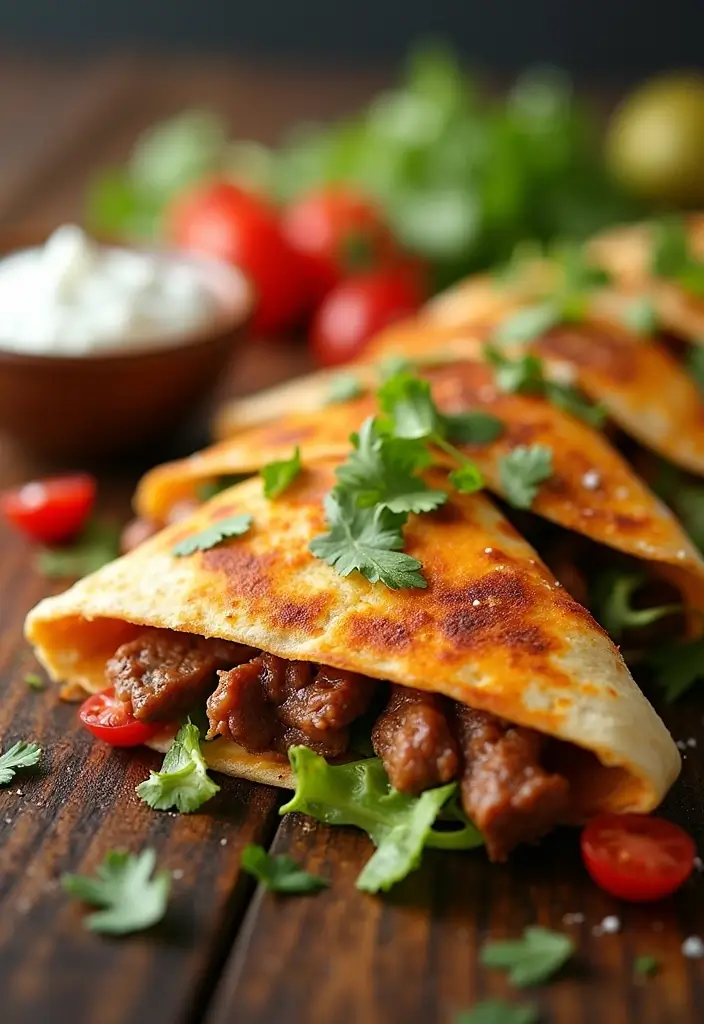 25 Cheesy Steak Quesadilla Recipes That Ooze with Goodness - 24. Taco-Style Steak Quesadilla