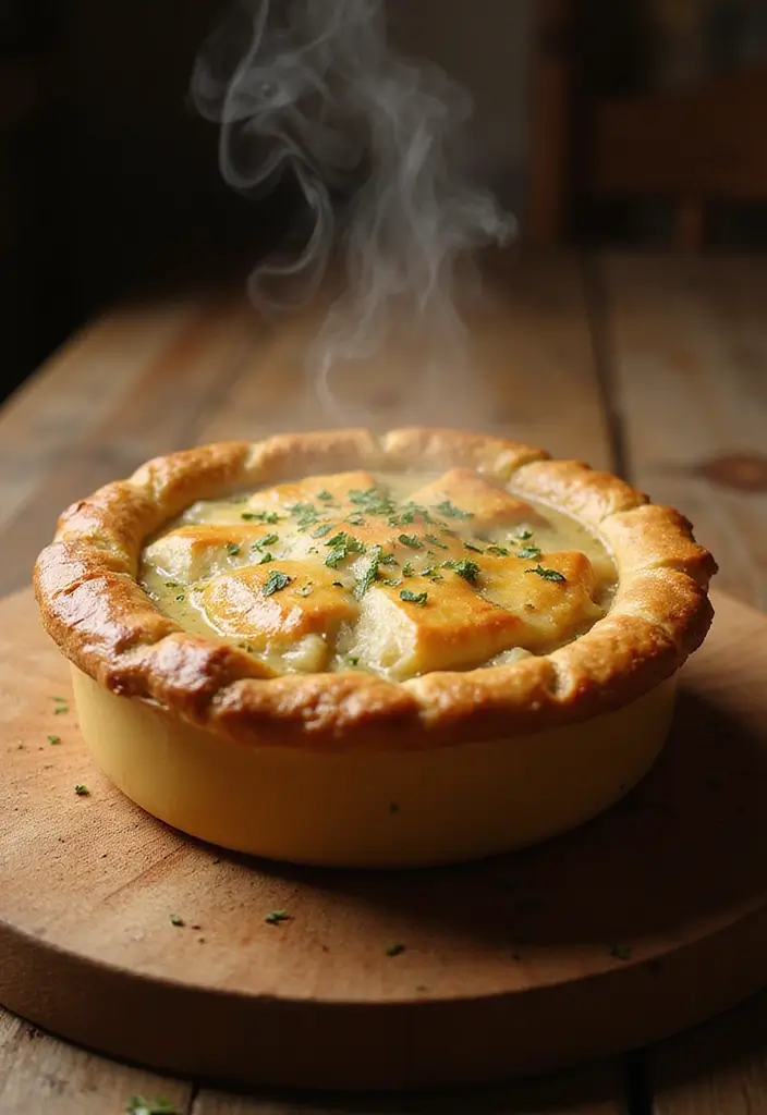 25 Honey Garlic Chicken Recipes Sweet Enough to Steal the Show - 13. Honey Garlic Chicken Pot Pie