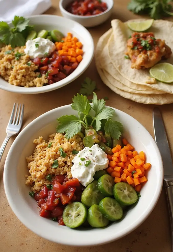 25 Honey Garlic Chicken Recipes Sweet Enough to Steal the Show - 20. Honey Garlic Chicken Burrito Bowls
