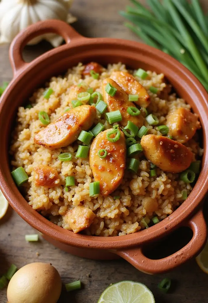 25 Honey Garlic Chicken Recipes Sweet Enough to Steal the Show - 3. One-Pot Honey Garlic Chicken and Rice