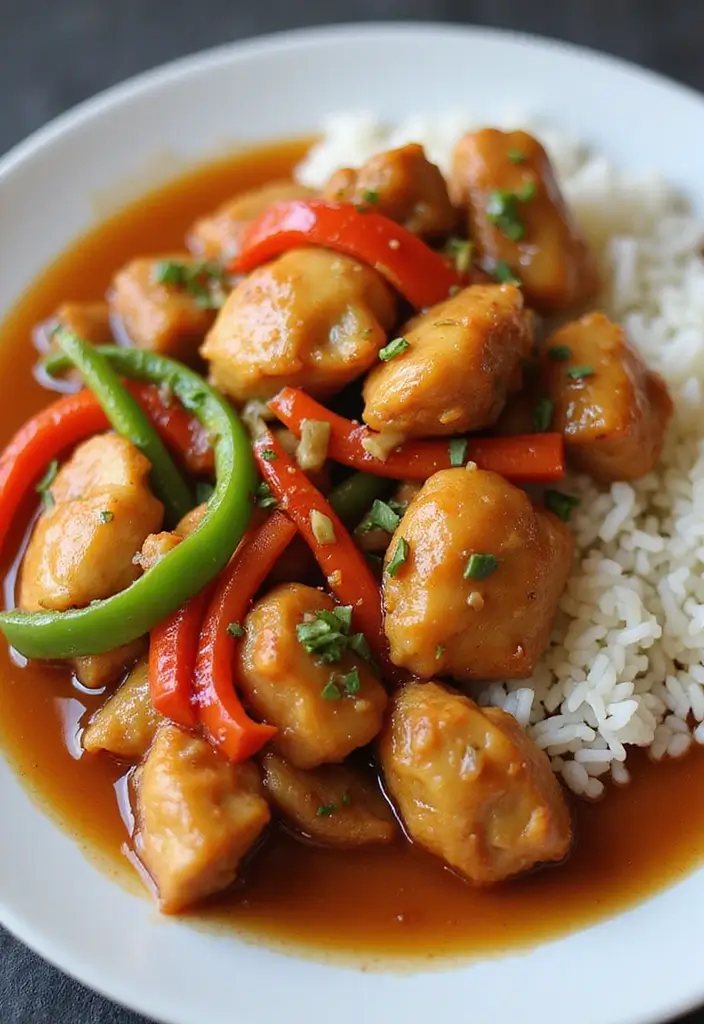 25 Honey Garlic Chicken Recipes Sweet Enough to Steal the Show - 6. Sweet and Sour Honey Garlic Chicken