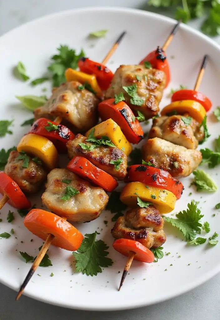 26 BBQ Pork Recipes That Keep Family Nights Exciting - 4. Spicy Chipotle Pork Skewers