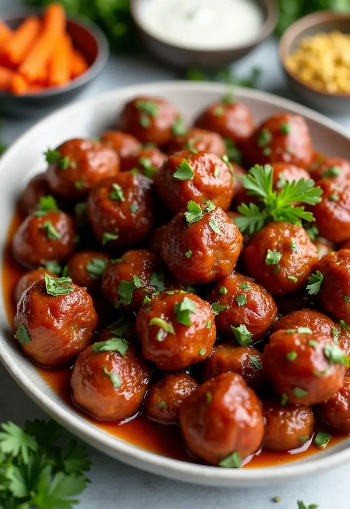 26 BBQ Pork Recipes That Keep Family Nights Exciting - 5. Sweet and Sour BBQ Pork Meatballs