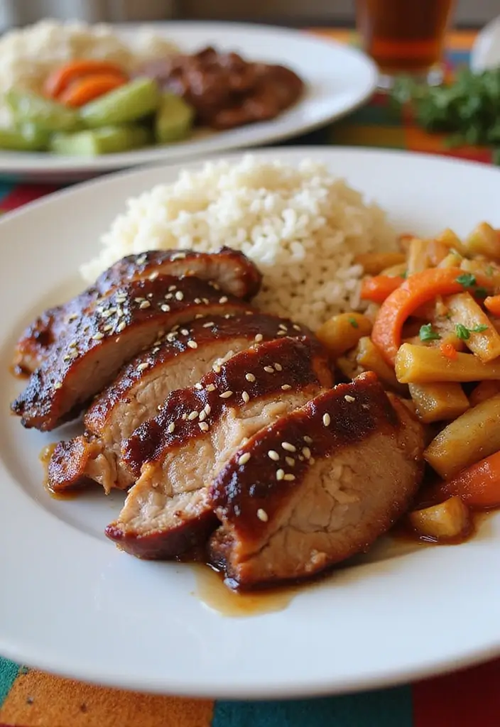 26 BBQ Pork Recipes That Keep Family Nights Exciting - 6. Asian-Inspired BBQ Pork Tenderloin