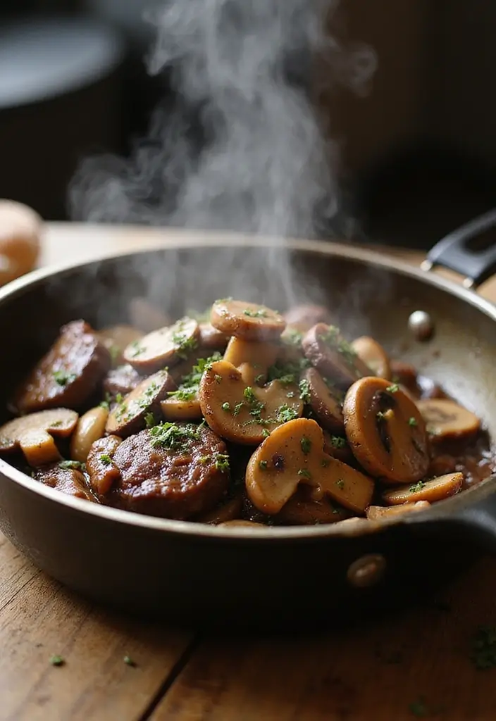 26 Beef Skillet Recipes That Nail Flavor Without Fuss - 12. Beef and Mushroom Skillet
