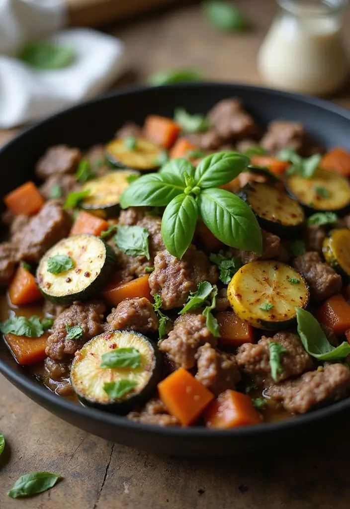 26 Beef Skillet Recipes That Nail Flavor Without Fuss - 19. Beef and Zucchini Skillet