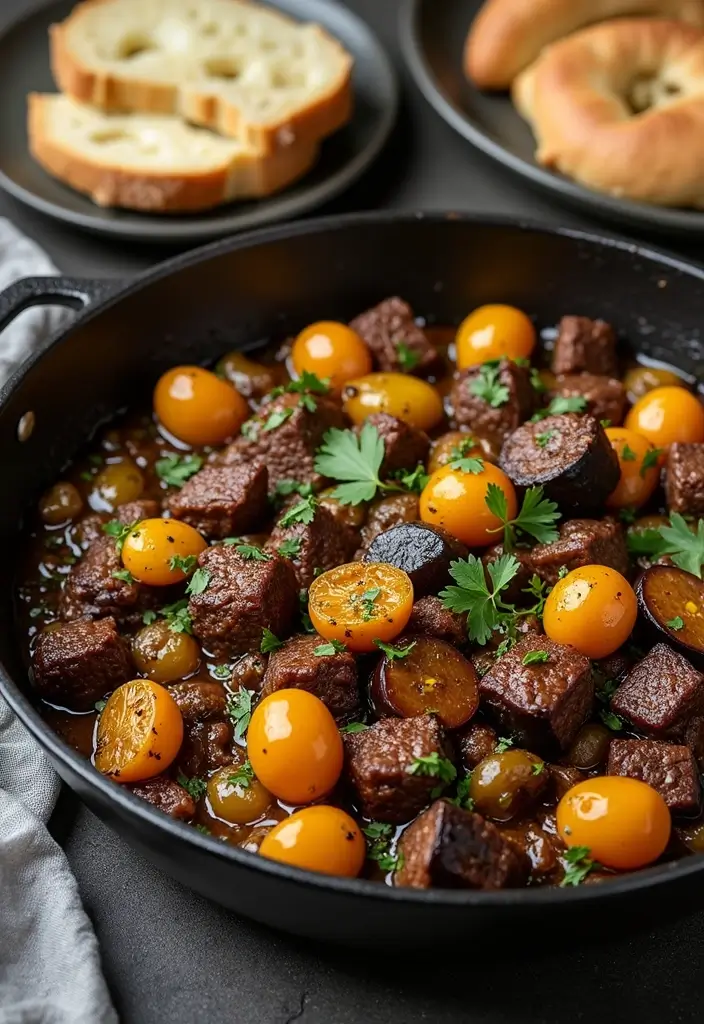 26 Beef Skillet Recipes That Nail Flavor Without Fuss - 20. Beef and Eggplant Skillet