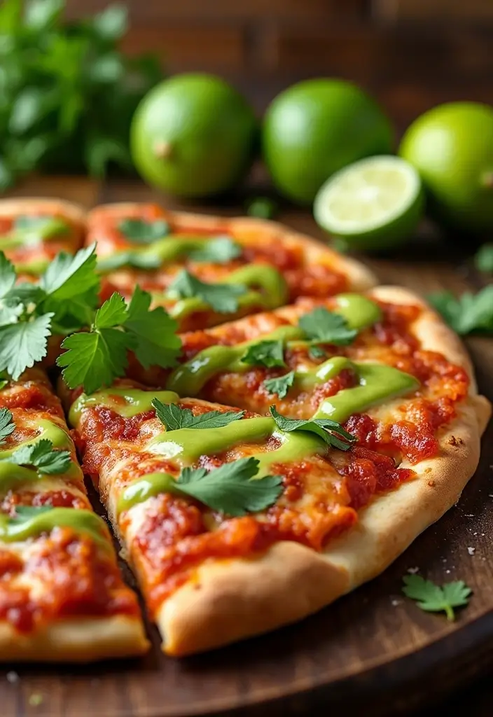 27 BBQ Chicken Pizza Recipes That Taste Like Pure Weekend - 20. BBQ Chicken Pizza with Cilantro Lime Sauce