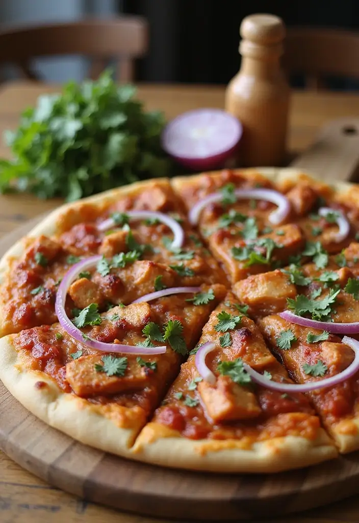 27 BBQ Chicken Pizza Recipes That Taste Like Pure Weekend - 4. BBQ Chicken Pizza with Red Onions and Cilantro