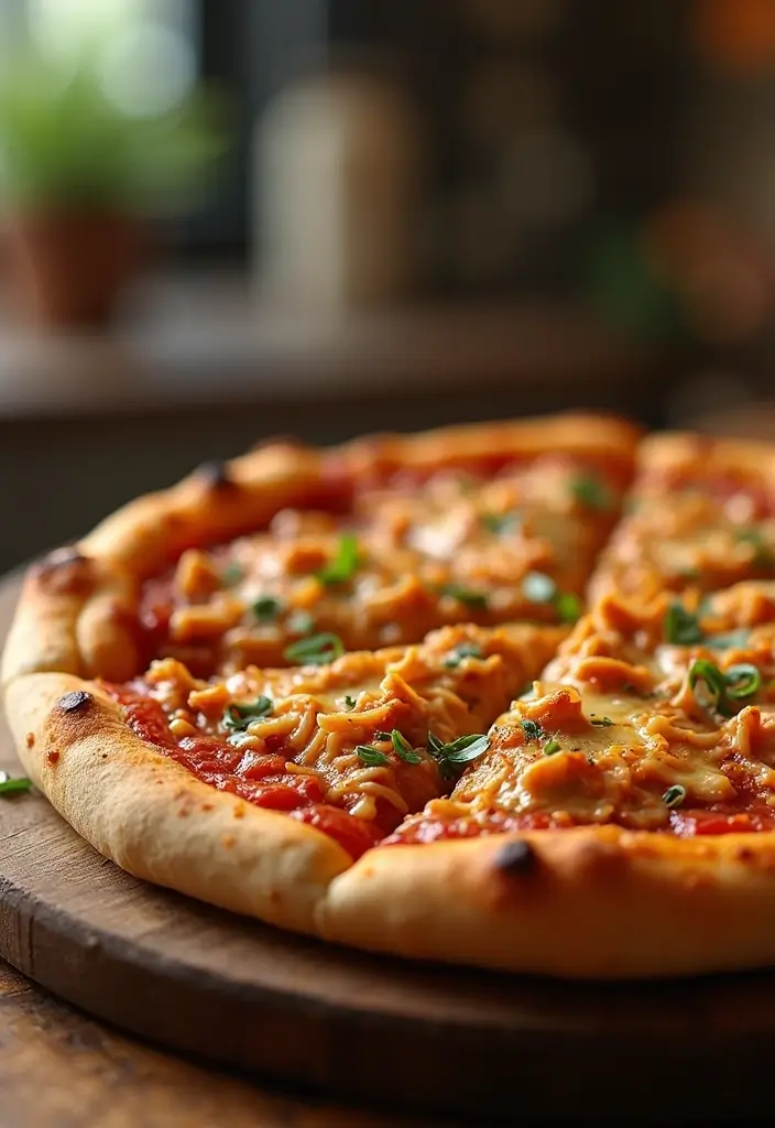 27 BBQ Chicken Pizza Recipes That Taste Like Pure Weekend - 6. BBQ Chicken Pizza with Garlic Butter Crust