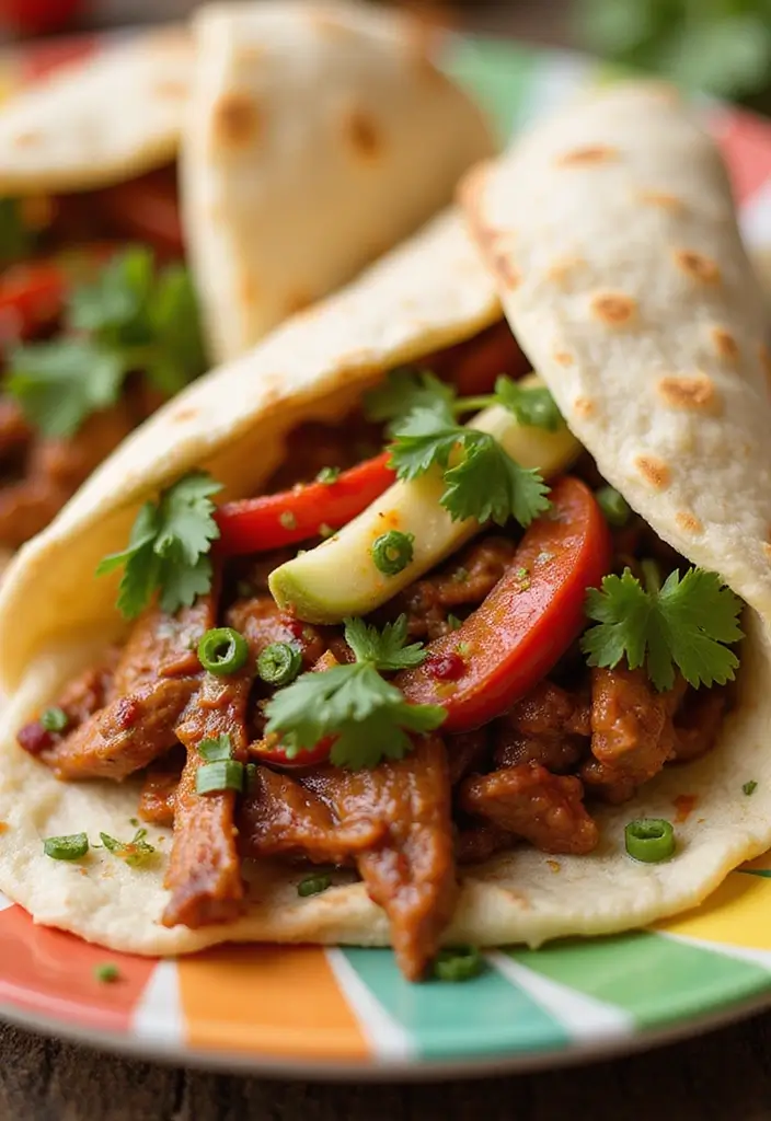 27 BBQ Pulled Beef Recipes That Reinvent Sandwich Night - 25. BBQ Pulled Beef Wraps