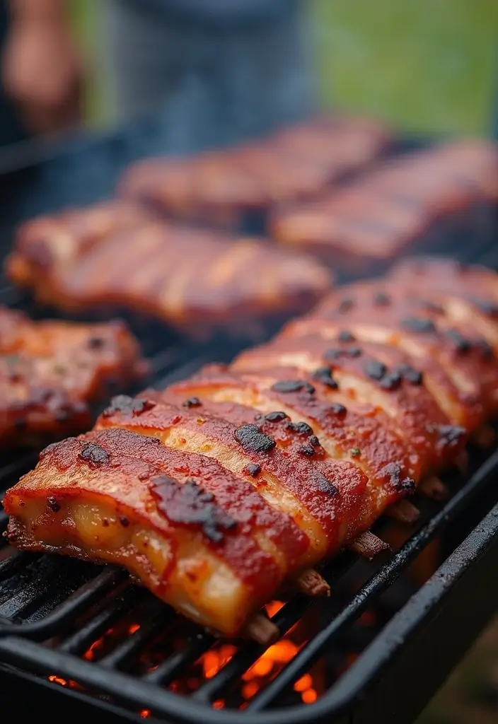 27 Juicy Baby Back Rib Recipes That Drip With Flavor - 10. BBQ Bacon-Wrapped Ribs