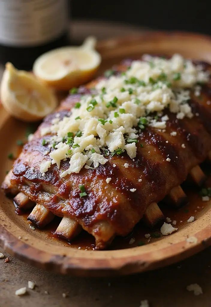 27 Juicy Baby Back Rib Recipes That Drip With Flavor - 16. Garlic Parmesan Baby Back Ribs