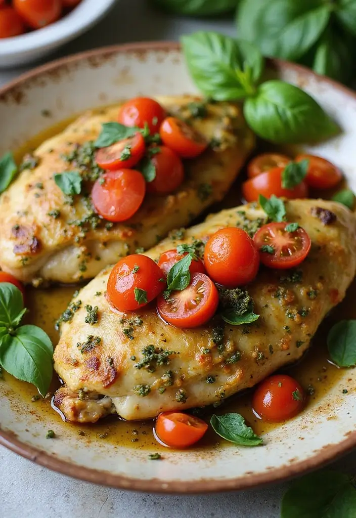 27 Juicy Chicken Thigh Recipes That Never Fail at Dinner - 10. Pesto Chicken Thighs