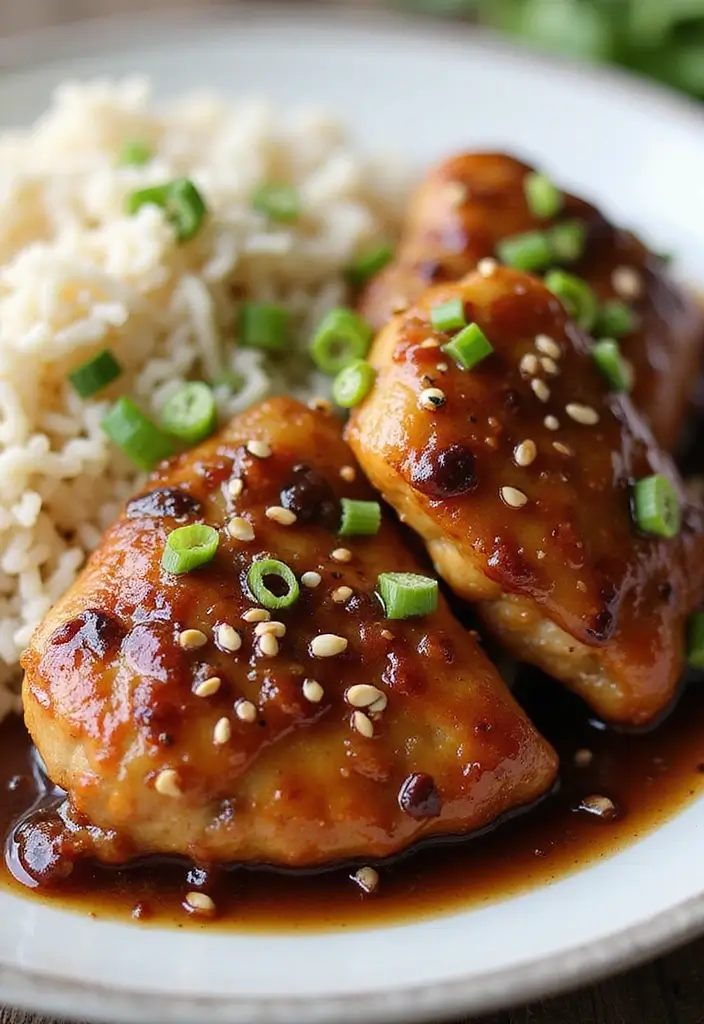 27 Juicy Chicken Thigh Recipes That Never Fail at Dinner - 13. Ginger Soy Chicken Thighs