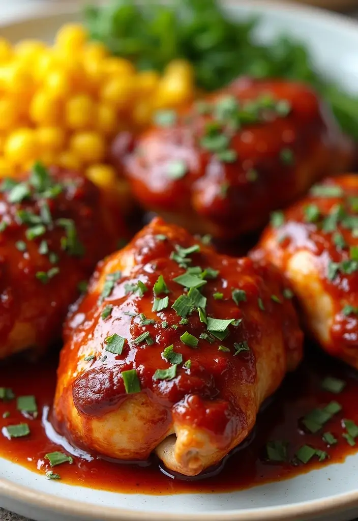 27 Juicy Chicken Thigh Recipes That Never Fail at Dinner - 14. BBQ Ranch Chicken Thighs