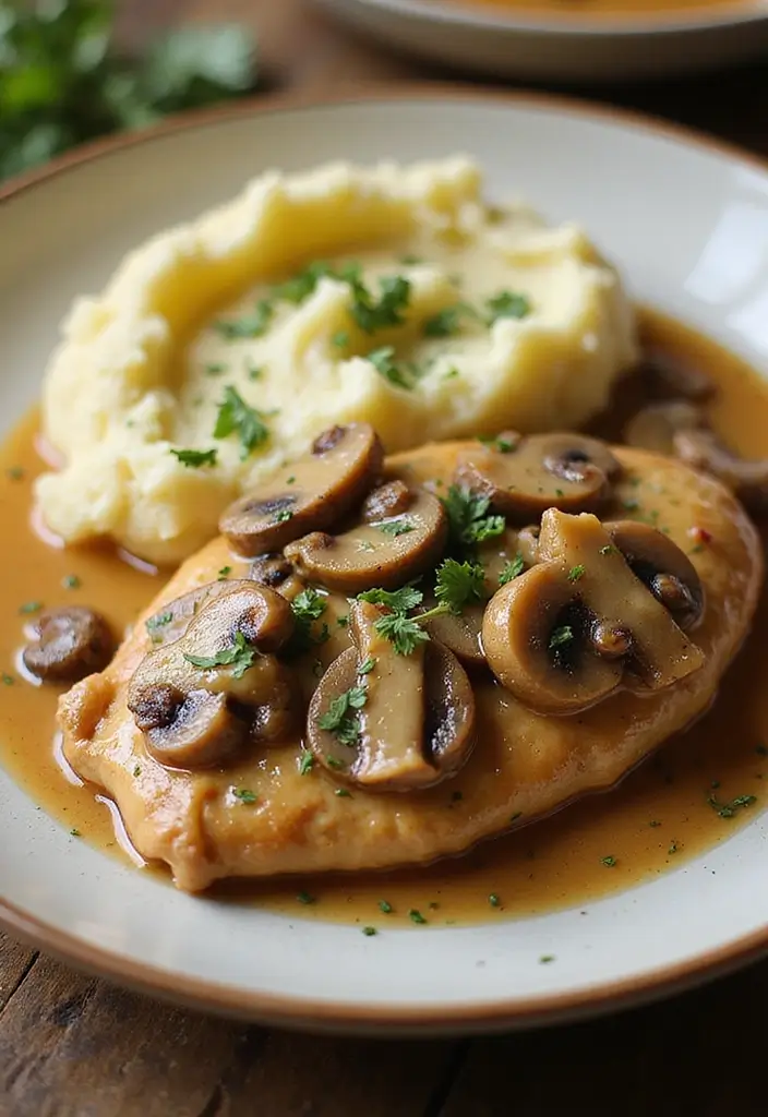 27 Juicy Chicken Thigh Recipes That Never Fail at Dinner - 5. Creamy Mushroom Chicken Thighs