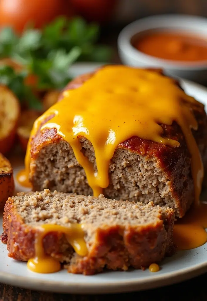 27 Juicy Meatloaf Recipes That Taste Like Home - 10. Cheesy Meatloaf