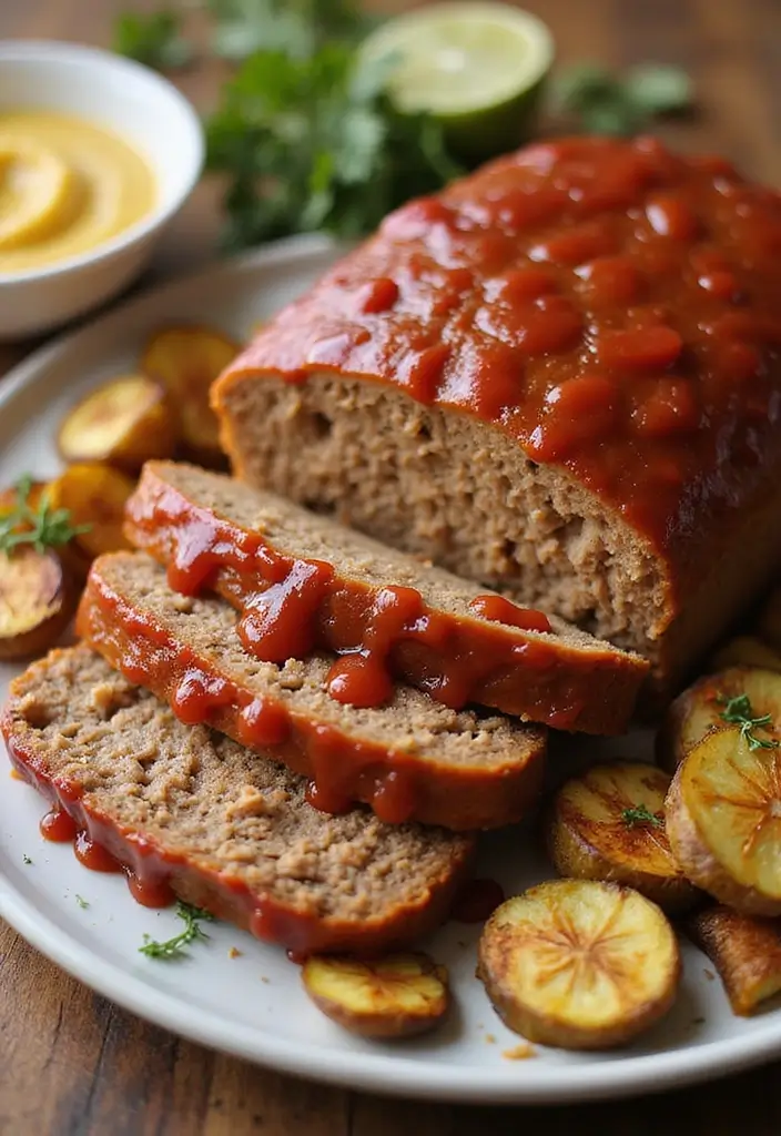 27 Juicy Meatloaf Recipes That Taste Like Home - 18. Meatloaf with Mustard and Ketchup Glaze