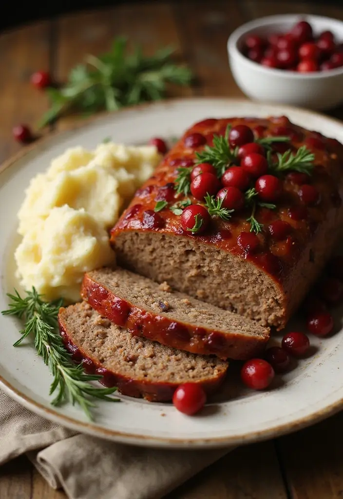 27 Juicy Meatloaf Recipes That Taste Like Home - 25. Meatloaf with Cranberries
