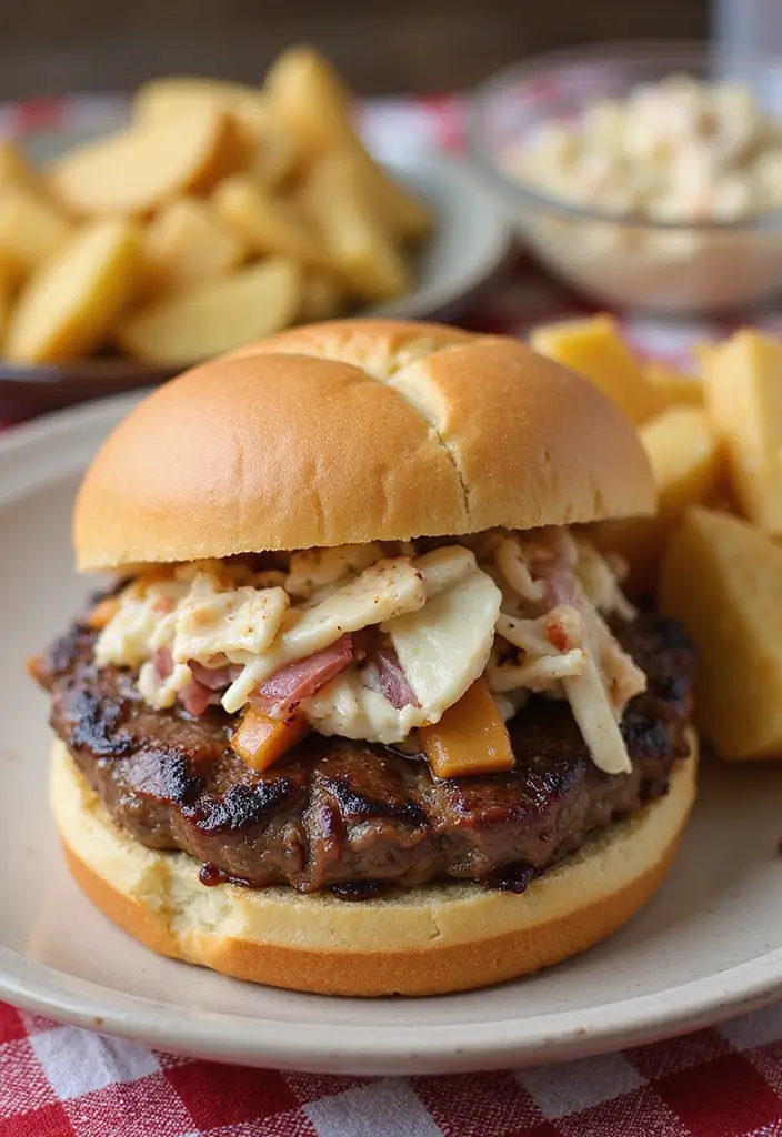 27 Ribeye Steak Sandwiches That Redefine Comfort Food - 14. Ribeye Steak Sandwich with Apple Cider Slaw