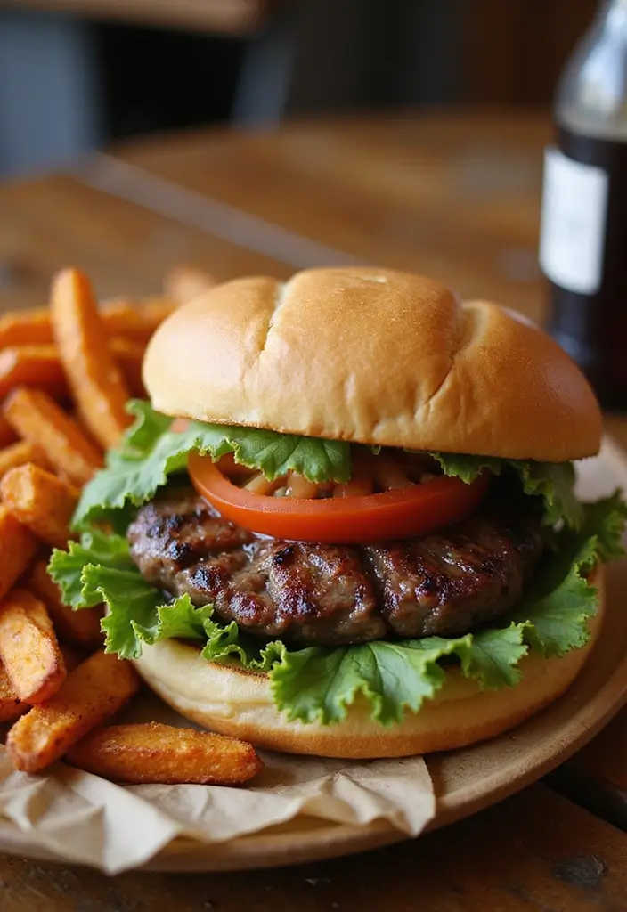 27 Ribeye Steak Sandwiches That Redefine Comfort Food - 17. Ribeye Steak Sandwich with Sweet Potato Fries