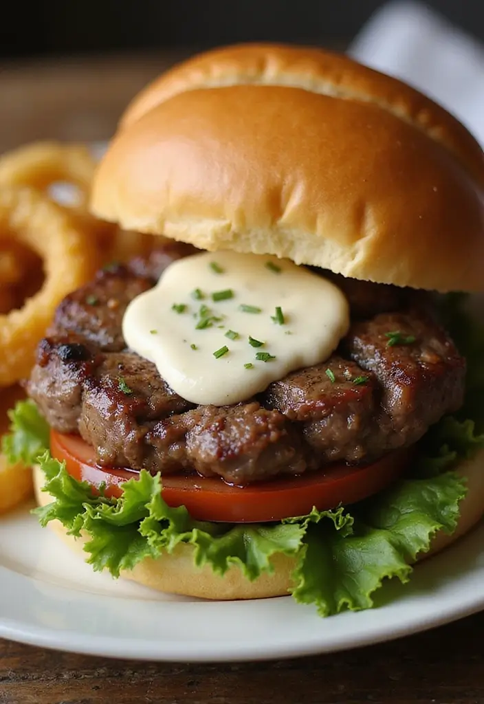 27 Ribeye Steak Sandwiches That Redefine Comfort Food - 24. Ribeye Steak Sandwich with Roasted Garlic Aioli