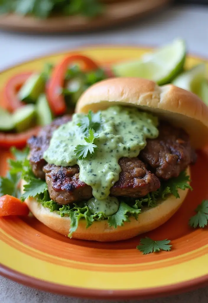 27 Ribeye Steak Sandwiches That Redefine Comfort Food - 26. Ribeye Steak Sandwich with Cilantro Lime Dressing