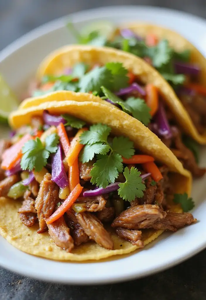 27 Smoked Brisket Recipes That Define BBQ Perfection - 11. Asian-Inspired Brisket Tacos