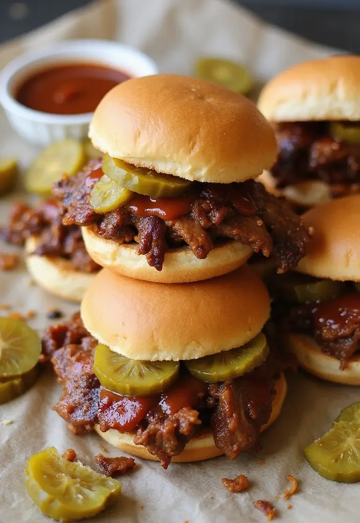27 Smoked Brisket Recipes That Define BBQ Perfection - 13. Smoky Brisket Sliders