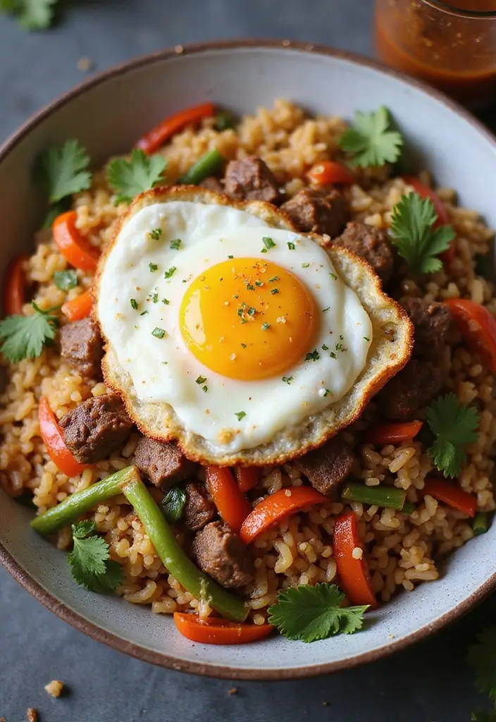 27 Smoked Brisket Recipes That Define BBQ Perfection - 20. Brisket Fried Rice