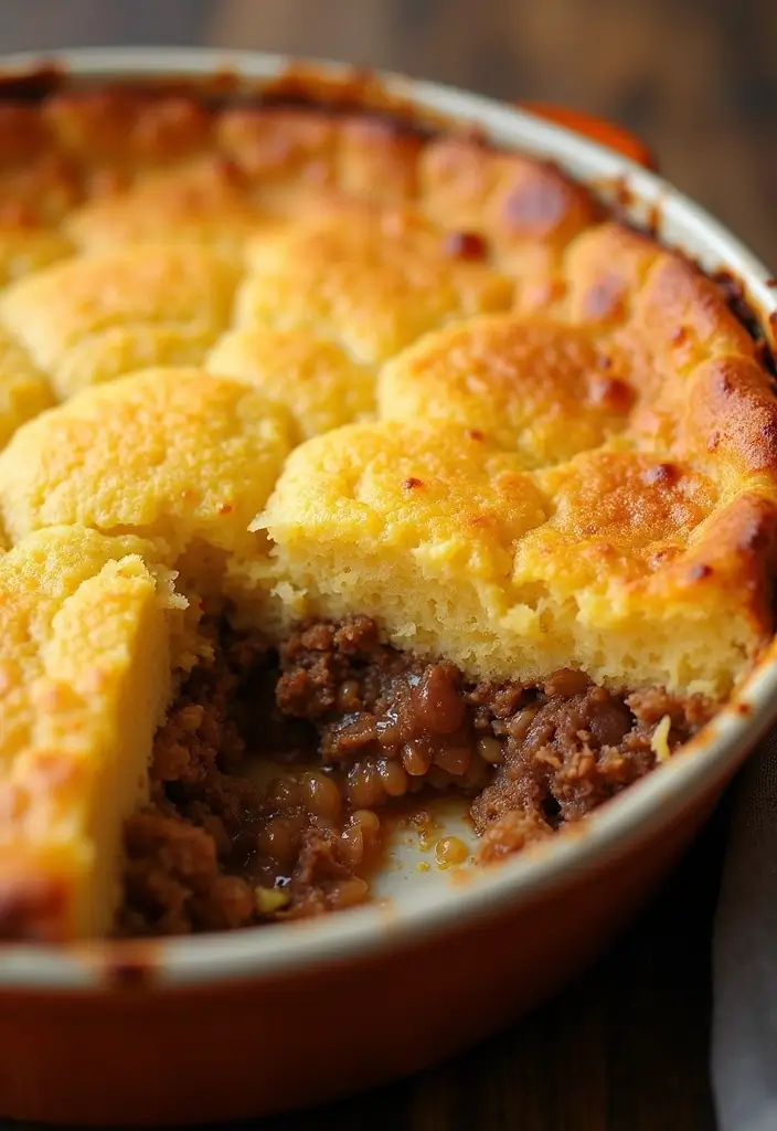 27 Smoked Brisket Recipes That Define BBQ Perfection - 24. Brisket and Cornbread Casserole