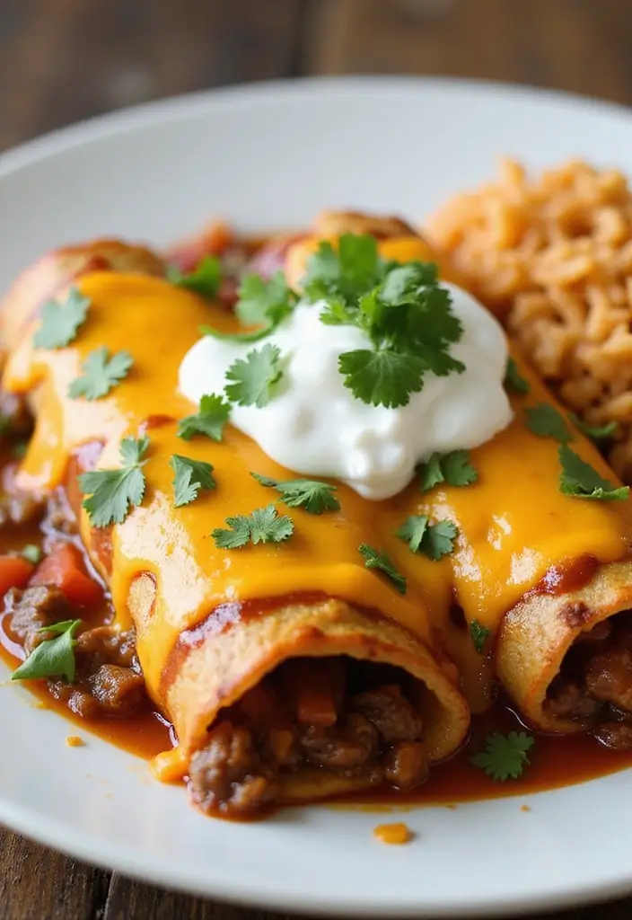 27 Smoked Brisket Recipes That Define BBQ Perfection - 25. Tex-Mex Brisket Enchiladas