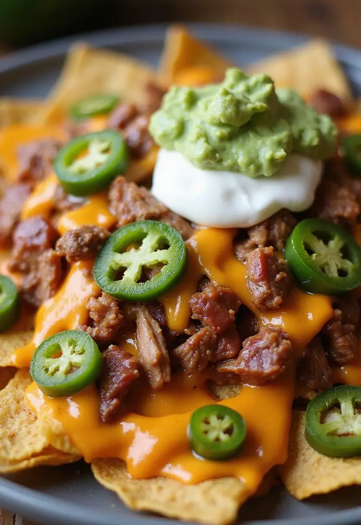 27 Smoked Brisket Recipes That Define BBQ Perfection - 26. BBQ Brisket Nachos