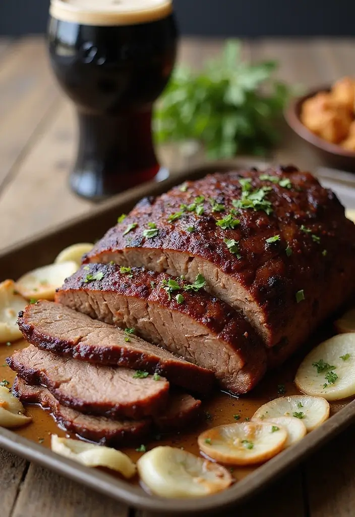 27 Smoked Brisket Recipes That Define BBQ Perfection - 7. Beer-Braised Brisket