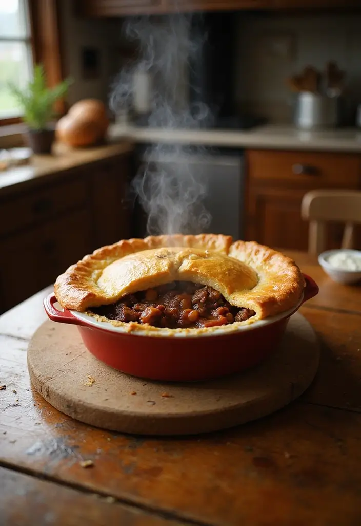 28 BBQ Brisket Recipes That Guests Will Never Forget - 12. BBQ Brisket Pot Pie