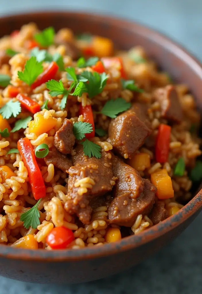 28 BBQ Brisket Recipes That Guests Will Never Forget - 14. BBQ Brisket Fried Rice