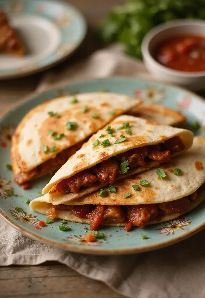 28 BBQ Brisket Recipes That Guests Will Never Forget - 15. BBQ Brisket Quesadillas