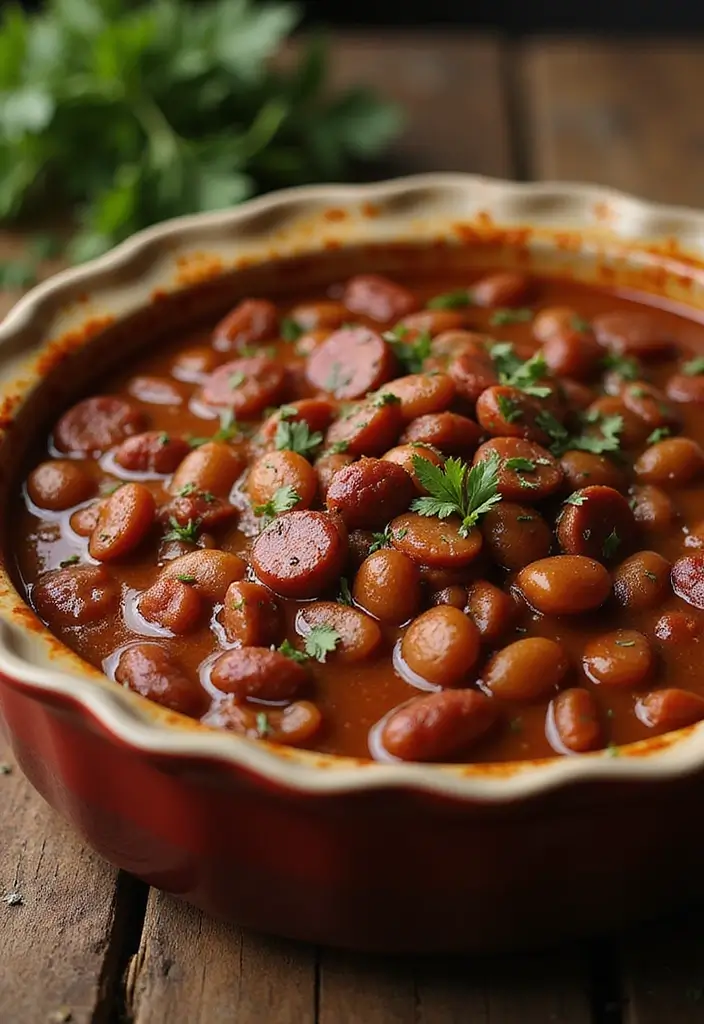 28 BBQ Brisket Recipes That Guests Will Never Forget - 18. BBQ Brisket Baked Beans