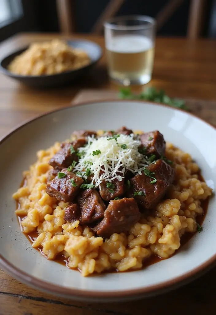 28 BBQ Brisket Recipes That Guests Will Never Forget - 25. BBQ Brisket Risotto