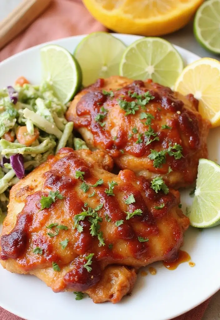 28 BBQ Chicken Thigh Recipes That Taste Like Pure Grill Magic - 20. BBQ Ginger Lime Chicken Thighs